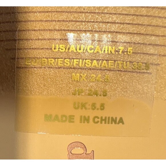 The Drop Sandals Womens 7.5 Beige Heeled White Beige Straps & Square Toe Design - Picture 11 of 13